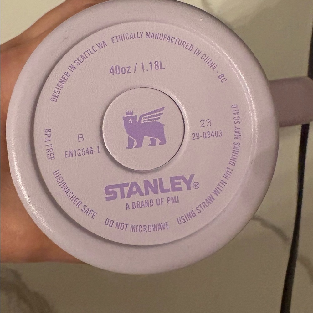 Stanley Lilac Travel Tumbler with Handle 40oz - Picture 2 of 4